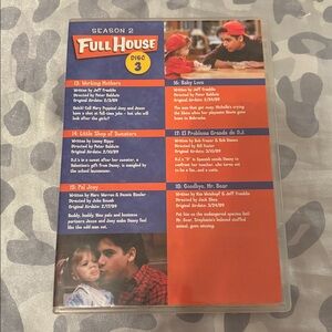 Full House Season 2 DVD *CD’s NOT included*